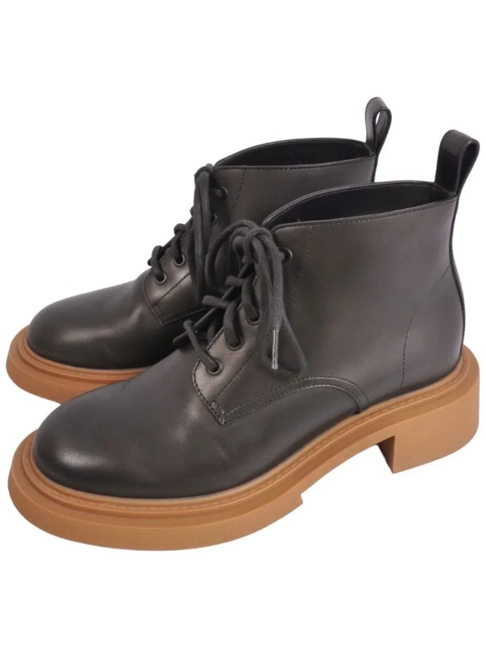 Loewe Boots Lace Up Ankle Leather Shoes